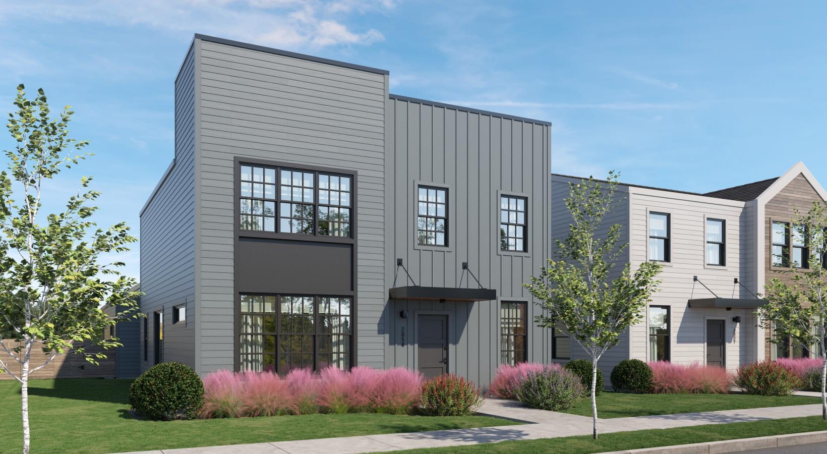 The essence of exceptional living a building with a lawn and trees