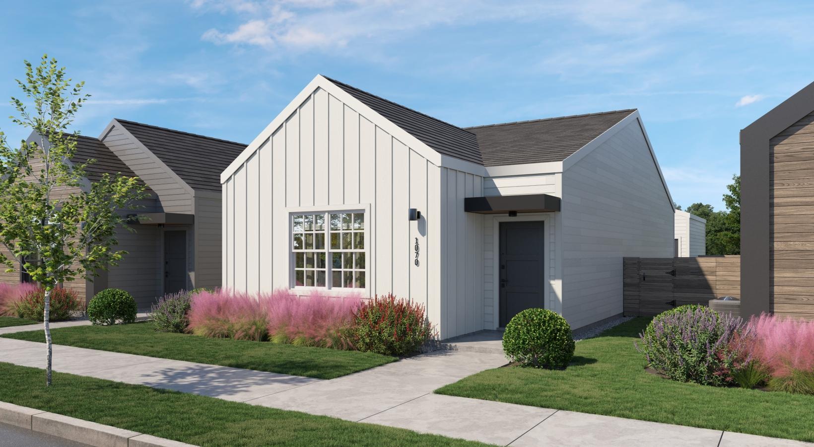 The essence of exceptional living a house with a driveway and a large front yard