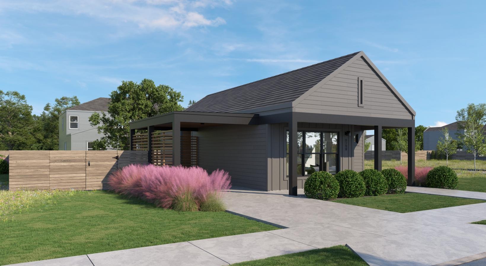 Find your perfect fit at Oxenfree Rowlett a house with a lawn and a large driveway