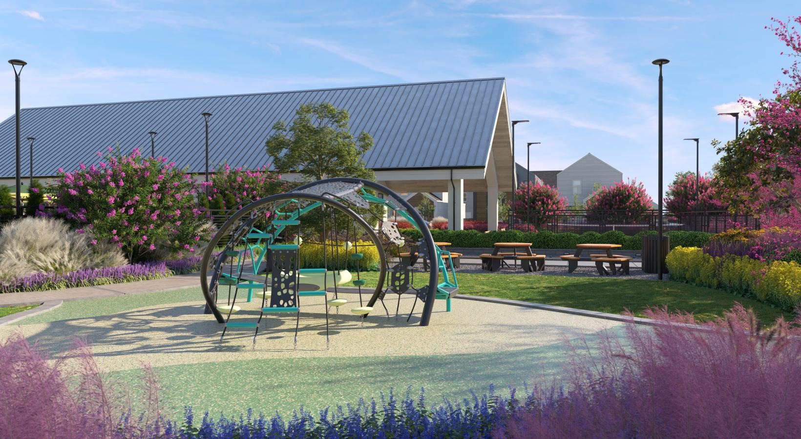 State-of-the-art amenities a child's playground